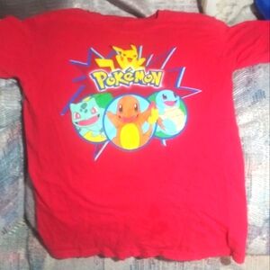Kids Pokemon Brand Shory Sleeve TShirt Sz L